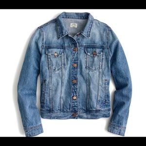 J. Crew Petite Classic Denim Jacket Jean Jacket